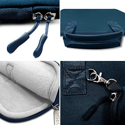 Hseok Laptop Sleeve 13.3-14 inch Case with Small Pouch, Neoprene Computer Bag Compatible with MacBook Neo/Pro 14 M5/M4/M3/M2/M1, Mac Air/Pro 13.3, XPS 14 and Most 13-14 inch Notebooks,D02B01 - color: D02b01, size: 13"-14"
