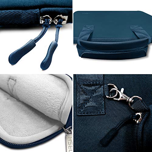 Hseok Laptop Sleeve 13.3-14 inch Case with Small Pouch, Neoprene Computer Bag Compatible with MacBook Neo/Pro 14 M5/M4/M3/M2/M1, Mac Air/Pro 13.3, XPS 14 and Most 13-14 inch Notebooks,D02B01 - color: D02b01, size: 13"-14"