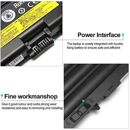 LQM 11.1V 94Wh/8.4Ah Laptop Battery for Lenovo ThinkPad | Compatible with Lenovo ThinkPad L410 L420 L421 L520 L530 T410 T410I T420 T420I W510 W520 W530 45N1001 45N1011 - color: T430h