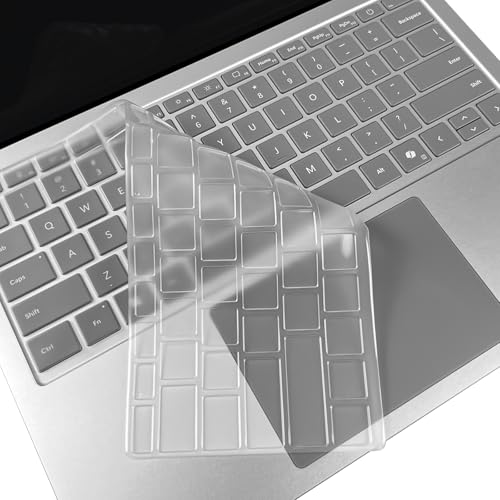 TPU Keyboard Cover for 2024 Released Microsoft Surface Laptop 7 13.8"/15", Ultra Thin Clear Keyboard Skin 13.8 15 Inch,US Keyboard Layout