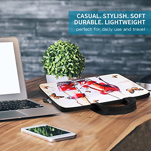 icolor 11 11.6 12 12.1 12.5 inch Laptop Carrying Bag Chromebook Case Notebook Ultrabook Handle Bag Tote Tablet Cover Neoprene Sleeve Laptop for Women Shoes - color: Girls Shoes