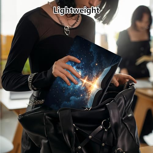 Laptop Skin Sticker Decal 15.6 Inch,12 13 13.3 14 15 15.6 in Laptop Netbook Skins for Notebook,Art Decal Removable Waterproof Scratch Resistant,Universal Vinyl Cover,Cross Book Sky - color: Cross Book Sky