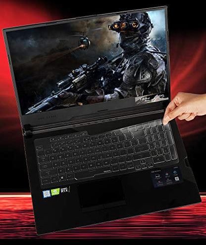Laptop Ultra Thin Clear Transparent Tpu Keyboard Cover Protectors for ASUS ROG Strix G G731GV G731GU G731GW 17.3"