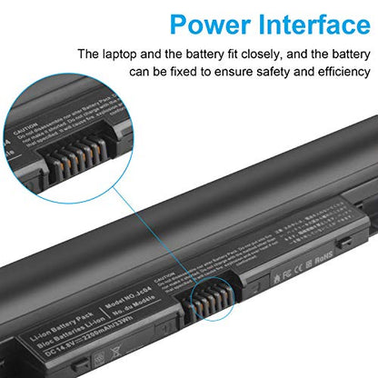 JC04 919700-850 Laptop Battery for JC03 JC04 919681-421 HSTNN-LB7V HSTNN-DB8E HSTNN-H7BX HSTNN-L67N HSTNN-PB6Y TPN-C129 TPN-C130 TPN-W129 TPN-W130 17-BS049DX 17-BS011DX 17-bs067cl 250-G6 3inr19/66 - size: 10.3*1.56*0.85inch JC04