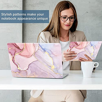 Laptop Skin Sticker Decal 15-15.6 Inches, Universal Reusable Vinyl Sticker for 12.1 13 13.3 14 15.4 Inches Netbook/Notebook PC, Waterproof & Scratch-Resistant (Colorful Marble) - color: Colorful Marble