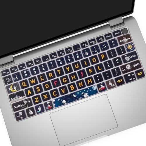 Silicone Keyboard Cover Skin for Dell Latitude 3000 3340 13.3"(2023)/ 5320 5330 5340 5350 13.3"/ 7320 7330 7340 7350,Space Man - color: Space Man