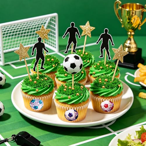 1000Pcs Soccer Stickers Roll, 2.5cm Sports Football Stickers for Water Bottles, Vinyl Self-Adhesive Small Soccer Decals for Laptop Scrapbook Cup Skateboard Gift Team Supplies