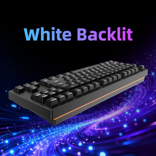 IROK FE87 V2 Wired TKL Layout Mechanical Keyboard, Support SODC, Gasket Structure, Hot Swappable, Gaming Keyboard (Black/Twilight Smoke Switch) - color: black, size: Twilight Smoke Switch