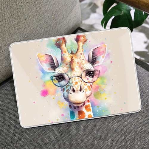 MEEgoodo Printed Case for New MacBook Neo 13 inch 2026 Release(Fit Model A3404), Laptop Hard Shell Cases with Keyboard Skin & Screen Protector & Webcam Covers, Giraffe - color: Giraffe