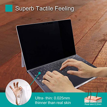 Universal Keyboard Cap [3-Pack] – Ultra Thin Keyboard Cover for Laptop Keyboards, Fits Most 11–17" Models – by Green Onions Supply (Surface Pro) - size: Surface Pro