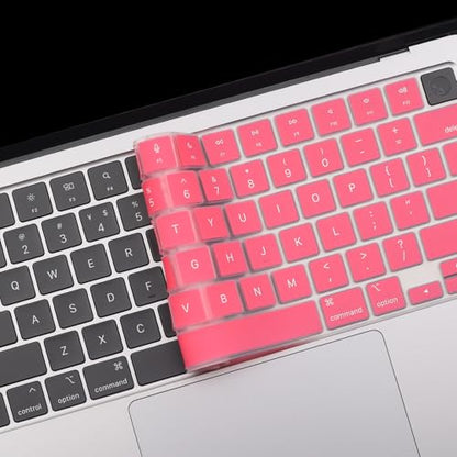 2 Pack Keyboard Cover for 2026 MacBook Neo 13“ (Touch ID) & MacBook Pro 14”/16“ M5-M1 Pro/Max, M5-M2 & MacBook Air 13”/15" M5-M1, Keyboard Protective Skin US Layout - Red - color: Red+TPU