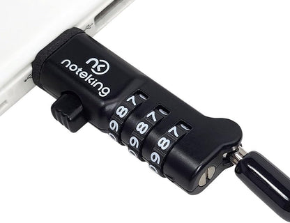 USB Port Lock for Laptop 3 Dial Combination Security Cable Lock, Black Laptop Security Lock, USB Cable Lock, Computer Locking Cable