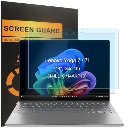 KEANBOLL 2-Pack Anti Blue Light Matte Screen Protector for 2025 Lenovo Yoga 7 / 7i 14" 2-in-1 Touchscreen Laptop (Models 14ILL10 & 14AKP10), Eye Protection Blocks Blue Light and Anti Glare Shield