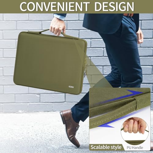 Hard Laptop Sleeve Case for 13.6 Inch MacBook Air M2 A2681 2022-2024 M3/A3113 2024,14inch MacBook Pro 14 M4/M3/M2/M1 Pro/Max A3112 A3401 A3185 A2992 A2918 A2779 2024-2021, Water-Resistant - color: Green