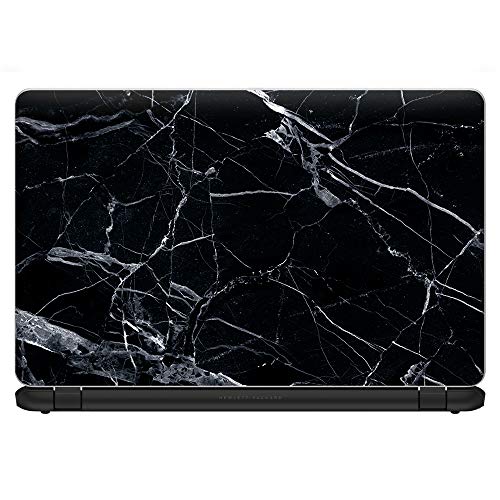 15 15.6 inch Laptop Notebook Skin Vinyl Sticker Cover Decal Fits 13.3" 14" 15.6" 16" HP Lenovo Apple Mac Dell Compaq Asus Acer / Black Marble Granite White