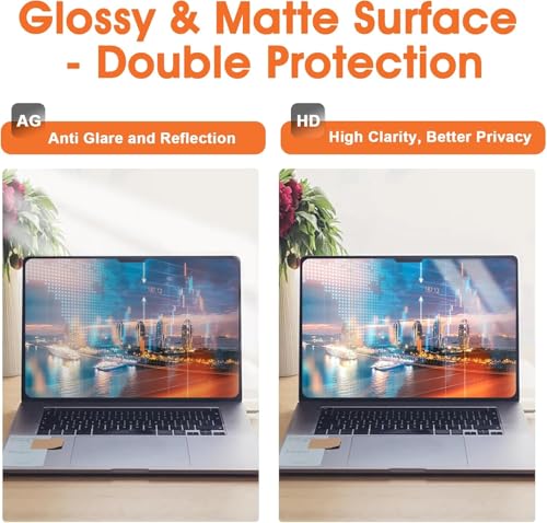 Magnetic Privacy Screen for MacBook Air 13.6 & 13 Inch (2022-2026, M2, M3, M4, M5), Anti-Blue Light Glare Privacy Screen Shield and Protector for Mac 13 Inch (A2681 A3113 A3240 A3449) - size: for MacBook Air 13.6 Inch