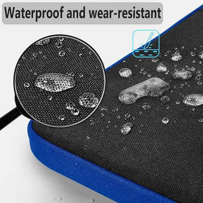 Hseok Laptop Shoulder Bag 15 15.6 16 Inch Briefcase,Compatible MacBook Pro/Neo 16",MacBook Air/Pro 15,XPS 15/16 and most 15.6-16 and Most 15-16 Notebooks,Spill-Resistant Handbag,Black & Blue - color: Black & Blue, size: 15-16 inch