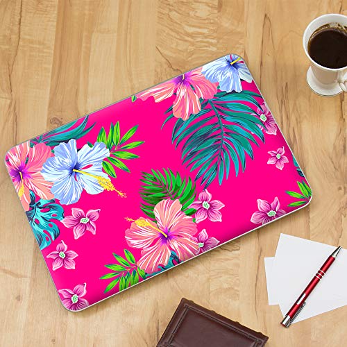 It's A Skin 15.6 inch Laptop Notebook Skin Vinyl Sticker Cover Decal Universal fit 15.6" (May Require Trimming) HP Lenovo Apple Mac Dell Compaq Asus Acer/Pink Neon Hibiscus Flowers