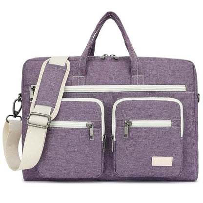 DACHEE Laptop Shoulder Bag for 15 Inch/15.6 Inch Macbook Pro - color: New Purple