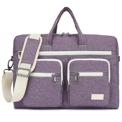 DACHEE Laptop Shoulder Bag for 15 Inch/15.6 Inch Macbook Pro - color: New Purple