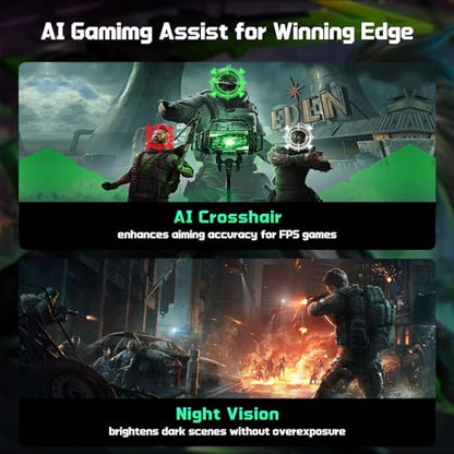 34 Inch Curved Gaming Monitor 200Hz UWQHD 3440×1440P Curved Monitor | HDMI 2.1×2 DP1.4×1 AI Crosshair 21:9 PIP/PBP, MPRT 1ms Fast VA Display (G34F1Q, One HDMI 2.1 Cable Included) - size: 34 Inch