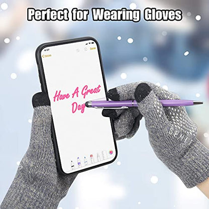 20 Pcs Stylus Pens for Touch Screens anngrowy Stylus Pen Universal Stylus Ballpoint Pen 2 in 1 Stylists Pens for iPad iPhone Tablet Laptops Kindle Samsung Galaxy All Capacitive Touch Screens
