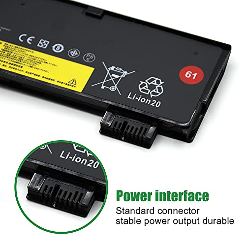 01AV423 SB10K97580 Laptop Battery Replacement for Lenovo ThinkPad T470 T480 A475 A485 T570 T580 P51S P52S TP25 Series 61 4X50M08810 01AV422 SB10K97579 01AV424 01AV452 01AV490 11.4V 24Wh - size: 9.9*3.5*1.5inch 01AV423