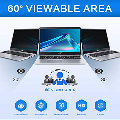 ZOEGAA 12.1 Inch Laptop Privacy Screen Protector, for 12.1 inch 16:9 Aspect Ratio 10.55"x5.94", Laptop Screen Privacy Shield and Anti Blue Light Anti Glare Screen Protector - size: 12.1 inch Computer with 16:9 Aspect Ratio