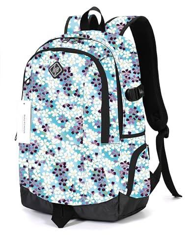 rickyh style School Backpack Travel Bag for Men & Women Lightweight College Back Pack with Laptop Compartmen - color: 09zbh02
