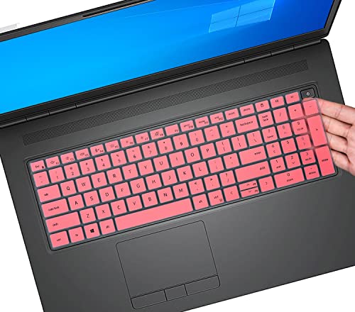 Keyboard Cover for Dell Latitude 3550 5550 3540 5540 5520 5521 5530 5531 15.6 & Dell Precision 3590 3591 3580 3581 3570 3571 3560 3561 15.6", Precision 16 17 7670 7680 7770 7780 Protector Skin, Pink - color: Pink