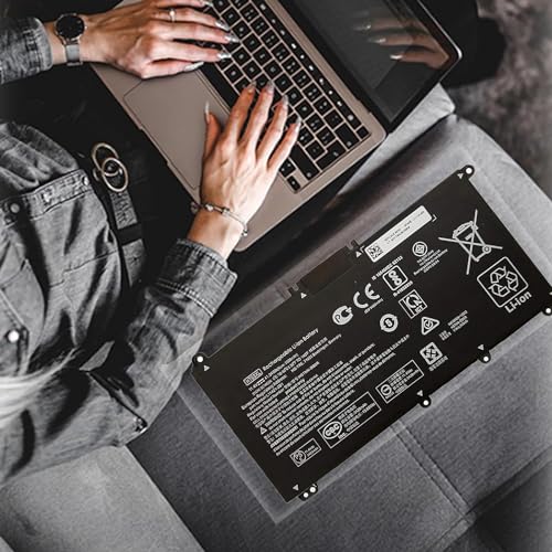 HT03XL L11119-855 Laptop Battery Replacement for HP Pavilion 14-DF 14-CE 14-CF 15-DA 15-DB 15-CS 15-DW 17-CA 17-by 15-CS0053CL 15-DW0033NR 15-DA0014DX L11421-542 L11421-2C2 11.4V 41.04Wh - size: 8.82×3.15×0.25 in HT03XL