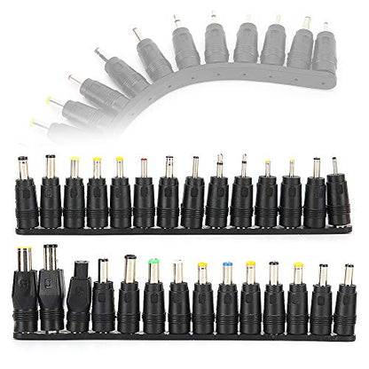 DC Power Adapter, DC Connectors Plug Kit, DC Power Adapter Converter for Laptop, Balance Bikes, Scooters, Wheelchairs