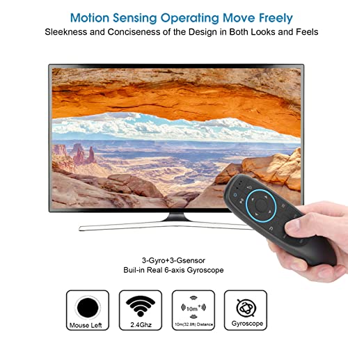 ciciglow Air Mouse Remote Control, Bluetooth 5.0 Wireless Mouse, Smart Wireless Remote Control, Gyroscope for PC Smart TV Android TV Box Laptop Projector