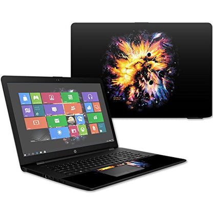 MightySkins Skin Compatible with HP 17t Laptop 17.3" (2017) - Leo Galaxy | Protective, Durable, and Unique Vinyl Decal wrap Cover | Easy to Apply, Remove, and Change Styles | Made in The USA - color: Leo Galaxy