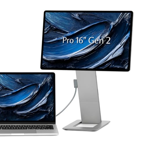 SOTSU FlipAction Pro 16" Gen2 2.5K Premium Portable Monitor | Metallic Gray | 2560x1600 | 120Hz | 100% DCI-P3 | 400 Nits | Pivot Rotate | Full Metal CNC | Works with Mac & Windows - color: Metallic Gray