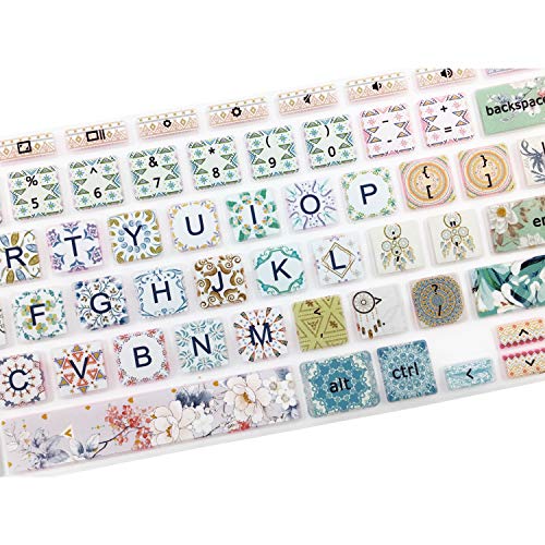 Keyboard Cover Skin for HP Chromebook 11 x360 11.6,G2/G3/G4/G5/G6 EE/G7 EE 11.6, 14-ca 14-ak14-X Series/HP Chromebook 14 G2 G3 G4 Keyboard Protector,Garland - color: Garland