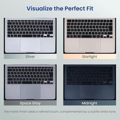 BELLEMOND | 2-Pack | Made in Japan Trackpad Protector for MacBook Pro 14” M3 / M2 (2024/23) | Ultra-Smooth Matte PET Film | Scratch-Resistant | Precise Touch & Glide - size: MacBook Pro 14"