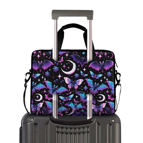 MNSRUU Laptop Bag for 15.6 inch Black Gothic Bats - color: Bats A8889