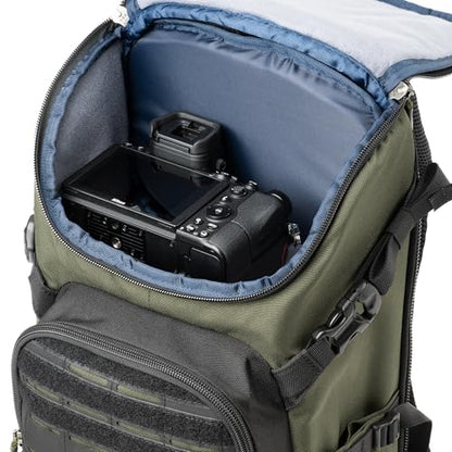 Think Tank DarkLight Tactical Camera Backpack - color: Montane Green, size: 25 liters