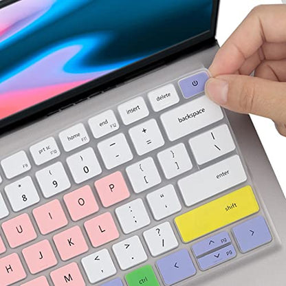 Keyboard Cover for Dell Inspiron 14 7415 7420 7425 7430 7435 14", Inspiron 14 5410 5415 5418 5420 5425 5430, Inspiron 16 5630 5620 5625 7620 7630 16", Dell Latitude 3320 3420, Inspiron 13 5310 - color: Candypink