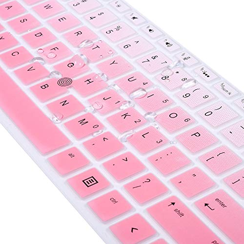 Keyboard Skin Cover for HP Elitebook 840 G5 & 840 G6 14" Notebook, HP Elitebook 745 G5 & 745 G6 14/HP ZBook 14U G5 Keyboard Protector Protective Skin, Gradual Pink (NOT Fit EliteBook 840 845 G7 G8) - color: Ombre Pink