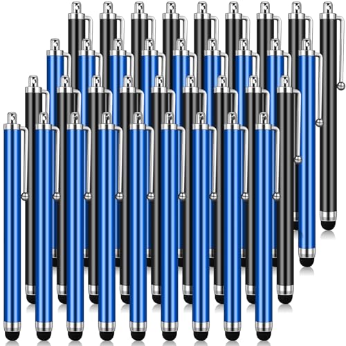 Outus 36 Pack Stylus Pen for Touchscreen, Soft Tip for Writing & Drawing, Classroom & Student Use, Teacher School Supplies, Learning, Office & Home(Dark Blue,Black) - color: Dark Blue,Black