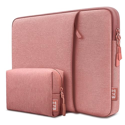 ZYB Laptop Case 14 Inch,Waterproof Laptop Sleeve 14 Inch for 14" Notebook/MacBook Air 15/14" Lenovo ThinkPad IdeaPad Asus HP Dell,2023-2025 MacBook Air 15 15.3 M4 M3 M2 etc with Accessory Bag-Pink - color: Pink, size: 14 Inch/MacBook Air 15