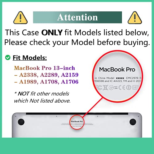 DTangLsm for MacBook Pro 13 inch Case 2022 2021 2020-2016 M2 M1 A2338 A2289 A2251 A2159 A1989 A1708 A1706, Ocean Plastic Hard Shell Laptop Cover for MacBook Pro 2020 Case + Keyboard Cover, Sunet Beach - color: B10-Sunset Beach