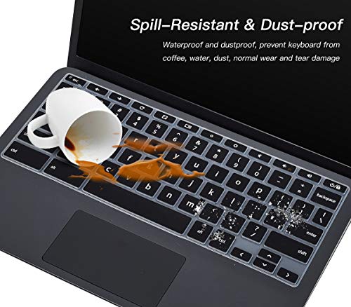 HP Keyboard Cover for 11A G8/G8 EE Chromebook, 11a-na0010nr, 11a-na0021nr, 11a-na0030nr, 11a-na0040nr, 11a-na0050nr, 11a-na0060nr - Black - color: Black