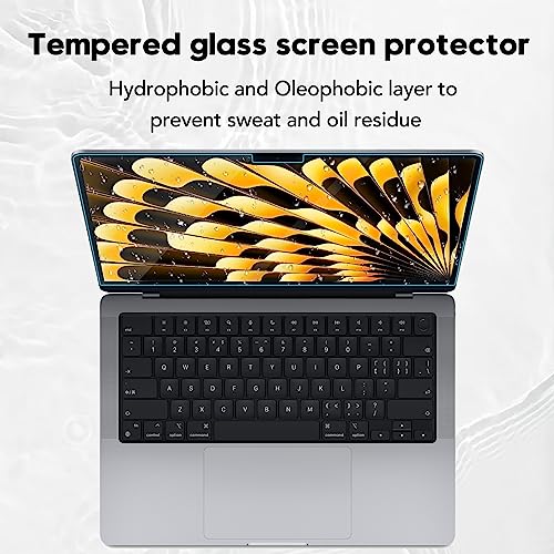 Tempered Glass Screen Protector Compatible with MacBook Air 15.3" M2 2023,9H Hardness Scratch Resistant Macbook Air 15 Inch Screen Film Guard, Bubble Free Ultra-Thin HD Transparency Anti-Fingerprint - color: MacBook Air 15.3 inch, size: 1pc