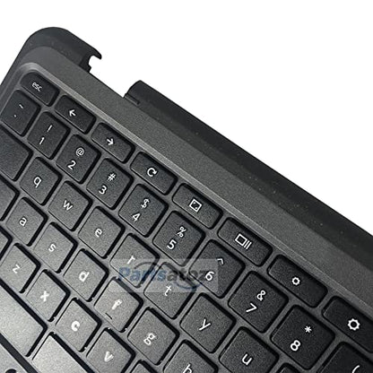 Laptop Palmrest Upper Case Top Cover with US Keyboard and Touchpad Mousepad Assembly Replacement (NO WFC Hole) for Lenovo 300e Chromebook Gen 3 82J9 82JA WiFi 5M11C94699 - color: Palmrest Assembly NO WFC WIFI 5M11C94699