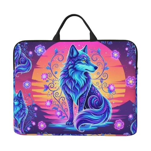 Laptop Case 14 Inch, Soft Shockproof Laptop Sleeve with Handle, Protective Bag - color: Pattern (668)