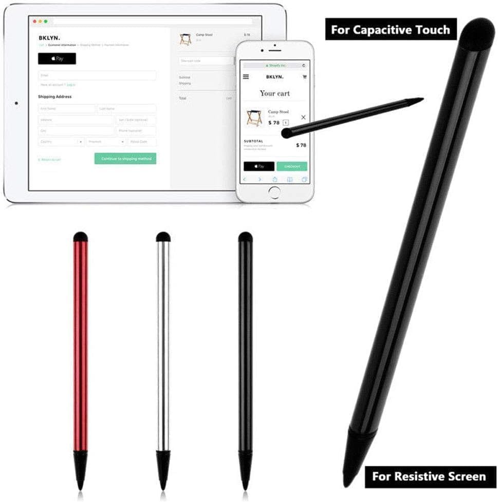 2Pcs Black Stylus Pens for Touch Screens,Stylus Pen Universal Touch Screen capacitive Touch Screen Devices Capacitive Stylus Compatible for iPad,Samsung Galaxy,Touch Screen Smartphones, Accessories