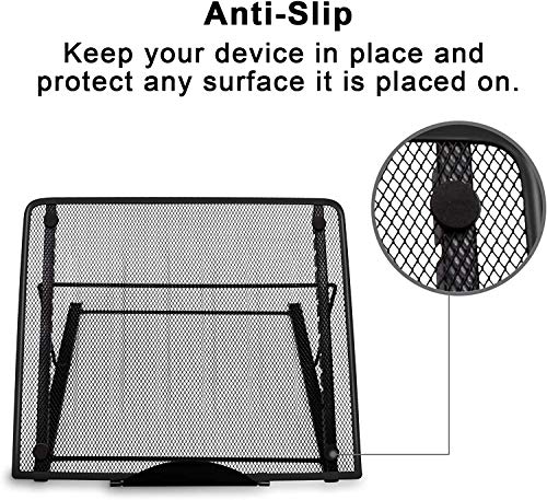 Fayet Large Version Adjustable Light Pad Stand, 12 Angle Points Skidding Prevented Holder for XP-Pen Artist, Compatible with 10" ~ 17" Notebooks, Drawing Monitor/Huion A2 A3 Light Board